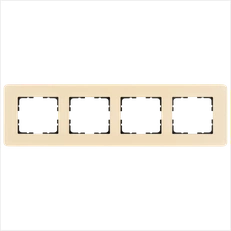 Изображение Рамка 4-постовая, стекло матовое Тауп